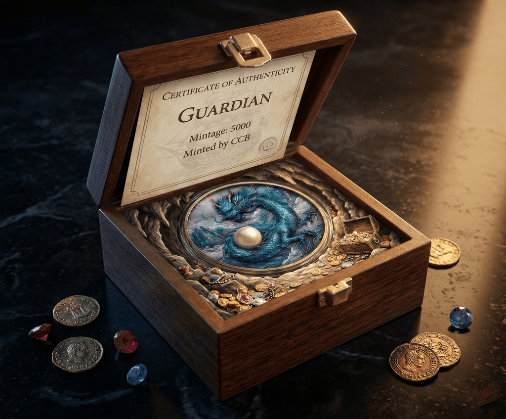 2026 Guardian Dragon & Pearl Kilo .999 Fine Copper