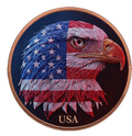 Freedom Eagle 1 oz Colorized Copper Round (new)