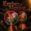 20 2026 Gold Gilded Ember of Mexico Copper Libertad Coin 5 AVDP Ounce .999